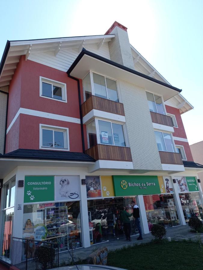 Gramado - Apartamento Aconchegante Com Lareira E Churrasqueira Buitenkant foto